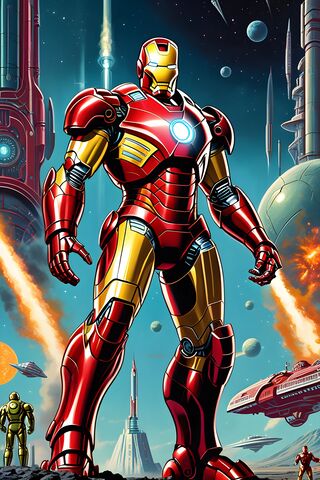 Iron Man in Space Adven..