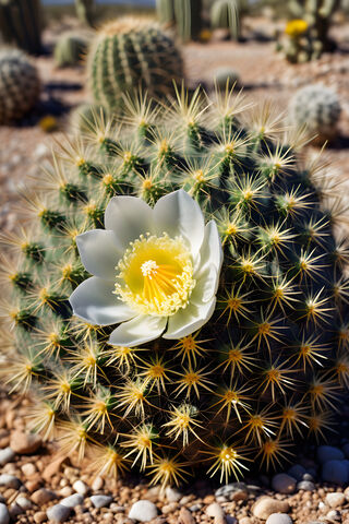 Blooming Beauty: Cactus Flower 🌵🌼