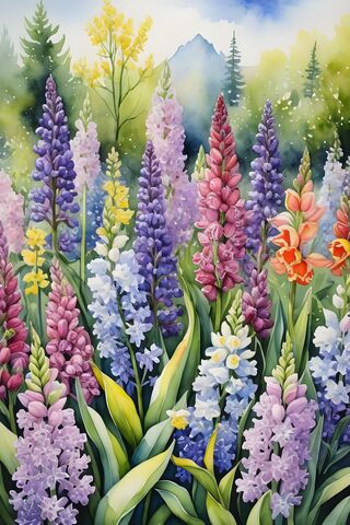 Watercolour Flowers