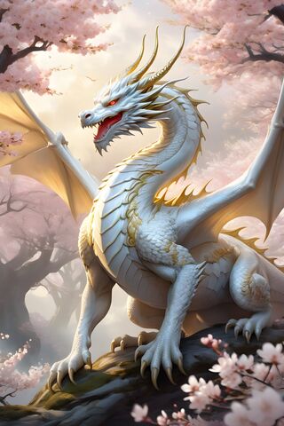 White Golden Dragon