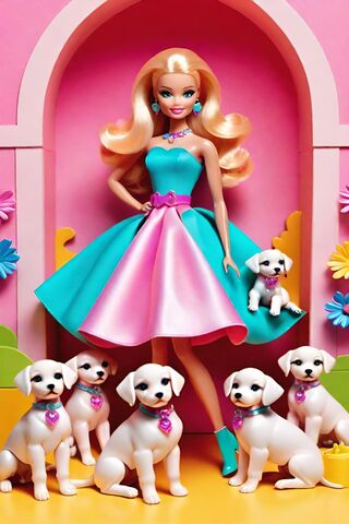 Barbie's Dream Day with Puppies! 🐾💖
