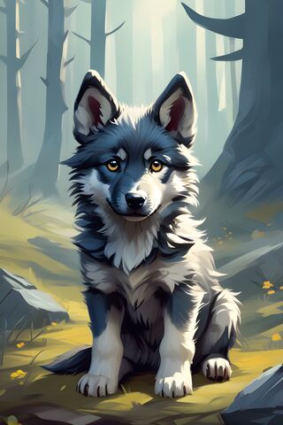 Enchanted Forest Pup 🐾🌲