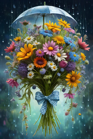 Wildflowers & Raindrops