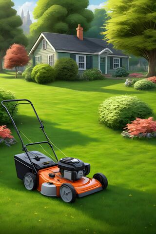 A Perfect Day for Lawn ..