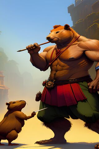 Mighty Bear Warrior 🐻⚔️