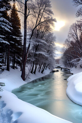 Winter Serenity 🌨️❄️