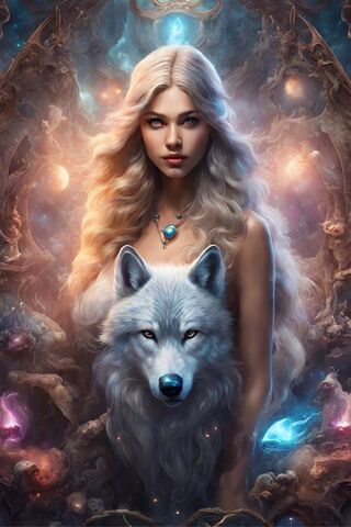 Enchanted Connection 🌌🐺