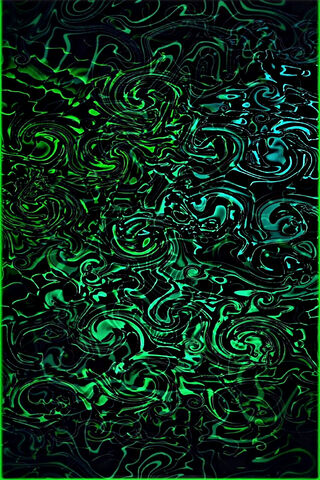 Mystical Green Waves 🌊✨