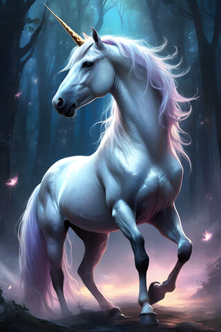 Enchanted Unicorn in a ..