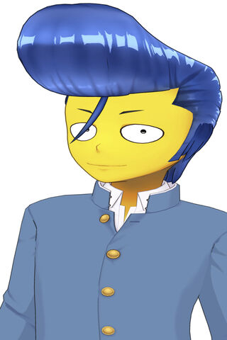 Stylish Character with a Unique Hairdo ✨