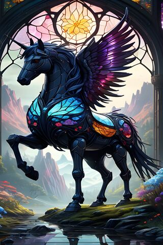Enchanted Winged Stallion 🐴✨