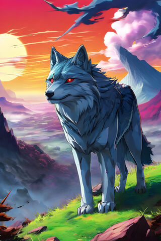 Majestic Wolf at Dusk �..