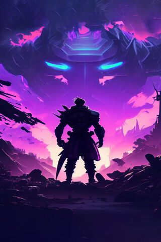 Epic Showdown in a Dystopian Realm 🌌⚔️