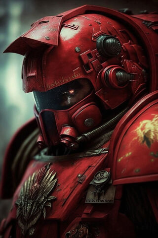 The Fearsome Warrior in Red ⚔️🔥