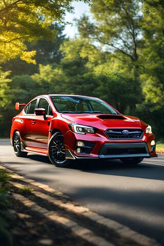 Sleek Red Performance: ..