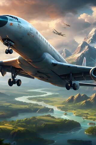 Soaring Above the Lands..