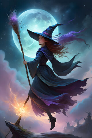 Witch and Her Broom