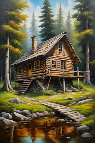 Tranquil Forest Cabin