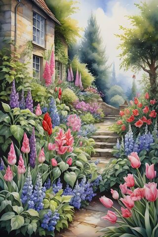Watercolour Scene