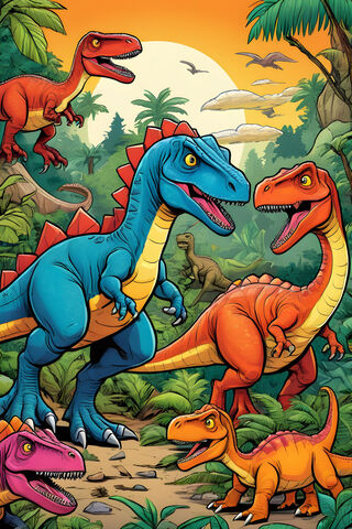 Dino Adventure in a Pre..