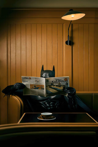 Batman's Coffee Break ☕🦇