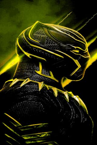 Vibrant Warrior: Black Panther Unleashed! 🐾✨