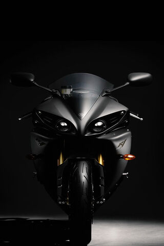 Sleek Power: The Dark Beauty of a Sportbike 🏍️✨