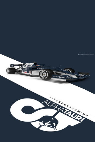 Speed Meets Style: AlphaTauri F1 Car 🏎️✨