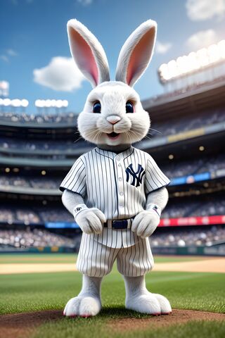Yankee Baseball Bunny
