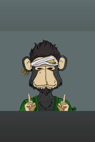 Wise Monkey with a Band..
