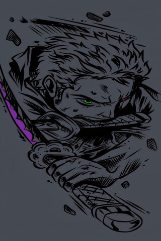 Fierce Warrior in Actio..