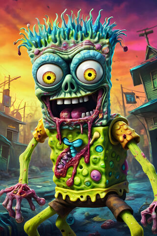Zombie Spongebob