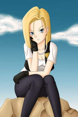 The Cool Contemplation of Android 18 🌟