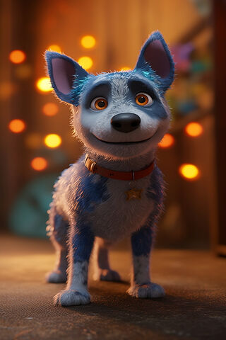Adorable Blue Pup 🐾✨