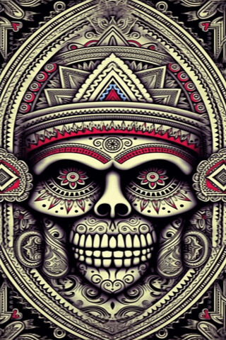 Intricate Skull Art 🎨💀