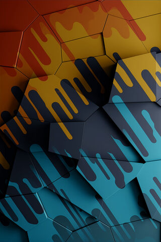 Colorful Drips: A Geometric Journey