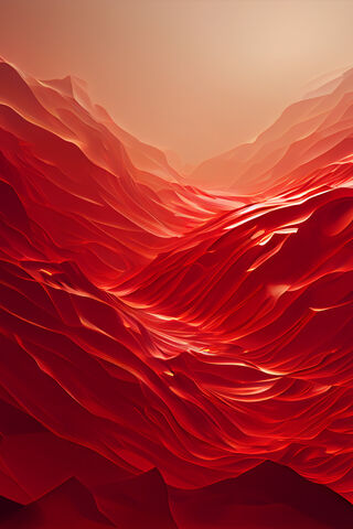 Fiery Waves of Red 🌊🔥