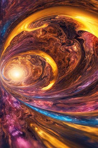 Journey Through the Acid Green Galaxy 🌌✨