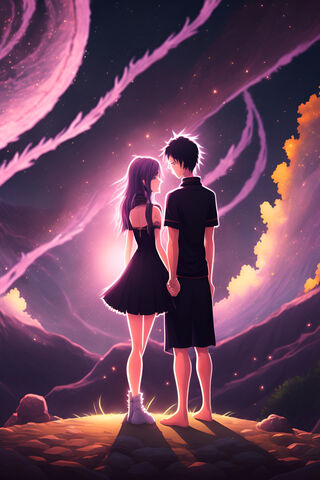 Starlit Embrace 🌌✨