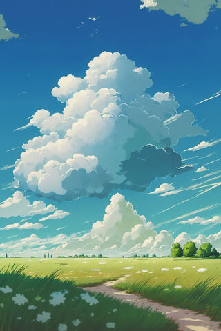 Anime Landscape Sky