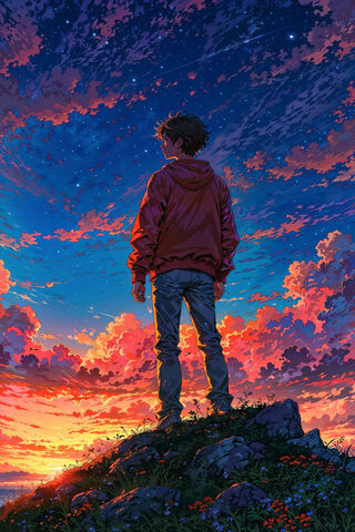 Anime Sunset