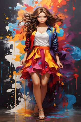Vibrant Elegance 🌈✨