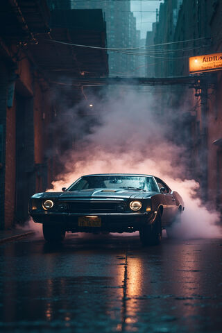 Burnout Through Alleys