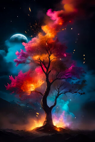 Enchanted Blaze 🌳🔥