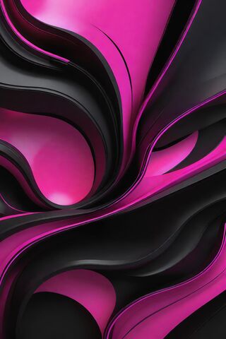 Vibrant Waves of Pink a..