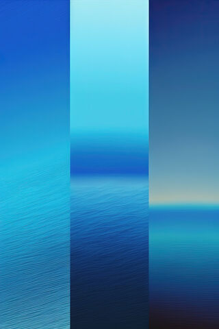 Blue Seascape Art