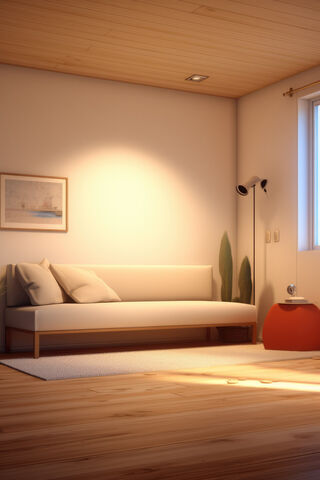 Cozy Minimalist Living Room 🌿🛋️