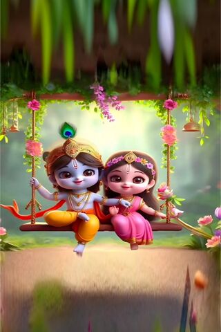 Cute Krishna Radha