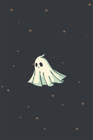 Cute Halloween Ghosts