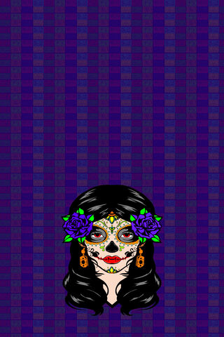 Colorful Sugar Skull Art 🎨💀